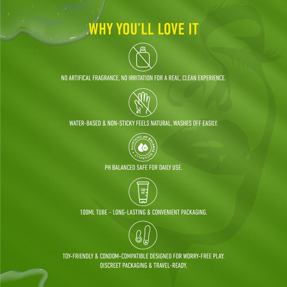 Svish Water Based Edible Natural Lubricant