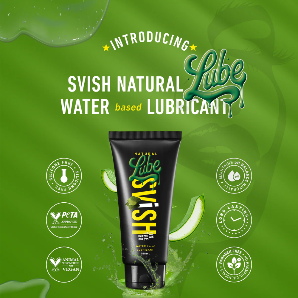 Svish Water Based Edible Natural Lubricant